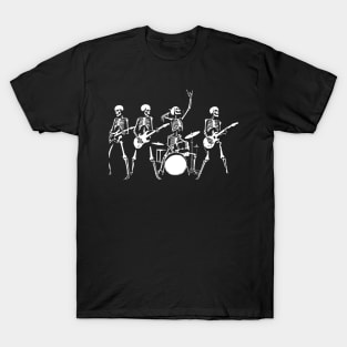 punk rock skeleton band T-Shirt